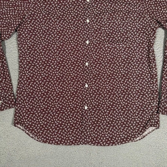 J Crew Shirt Mens XL Floral Slim Casual Preppy Button Down Pocket Long Sleeve - Picture 3 of 10